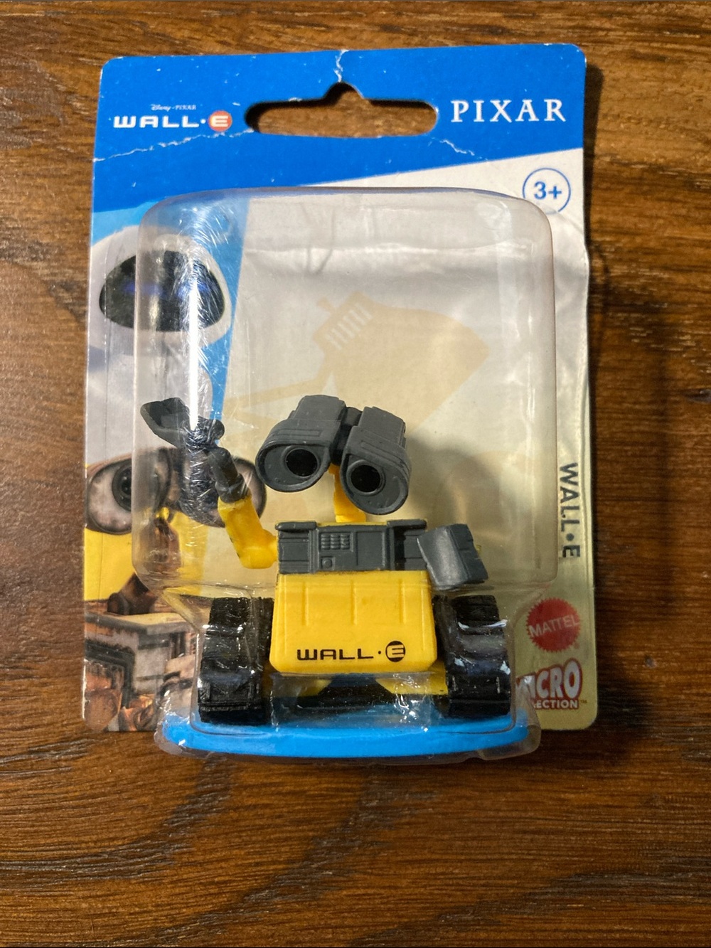Mattel WALL·E Yellow and Gray Pixar Micro Toy
